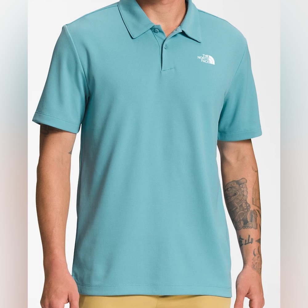 The North Face Men’s Size Small Wander Polo Reef Waters